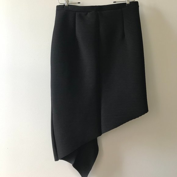 NWT ASOS Asymmetrical Faux Wrap Skirt Sz 14 - Picture 5 of 5